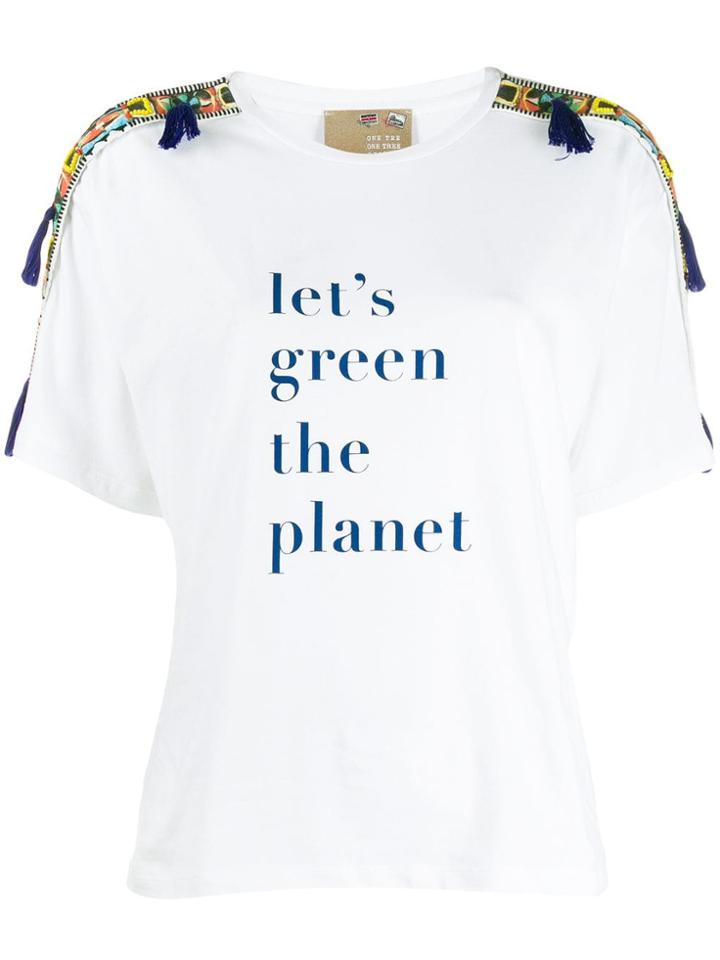 Pinko X Stella Jean Printed T-shirt - White