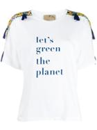 Pinko X Stella Jean Printed T-shirt - White