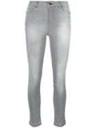 Twin-set - Star Stud Faded Jeans - Women - Cotton/polyester/spandex/elastane - 25, Blue, Cotton/polyester/spandex/elastane