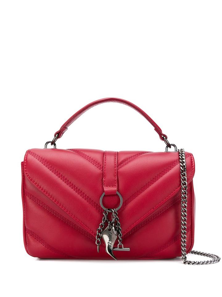 Marc Ellis Quilted Charm Tote - Red