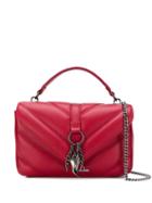 Marc Ellis Quilted Charm Tote - Red