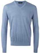 Hackett - V-neck Jumper - Men - Merino - Xxl, Blue, Merino