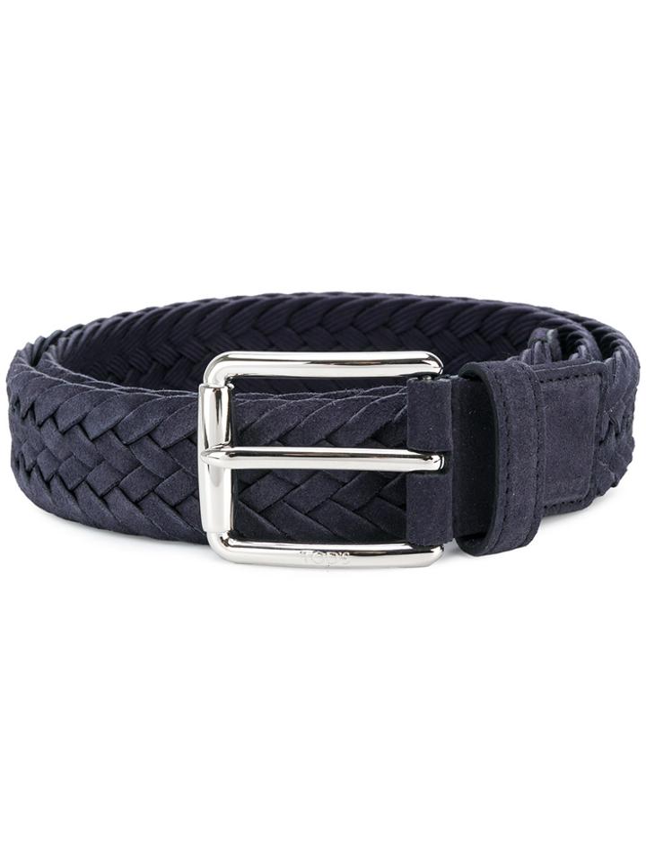 Tod's Braided Belt - Blue