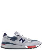 New Balance Logo Patch Low Top Sneakers - Blue