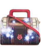 Love Moschino 'flashes' Print Crossbody Bag, Women's, Red