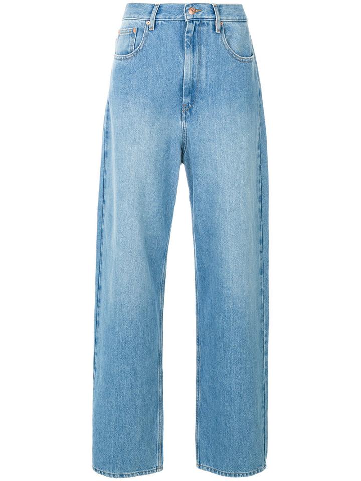 Isabel Marant Étoile - Boyfriend Jeans - Women - Cotton - 42, Blue, Cotton