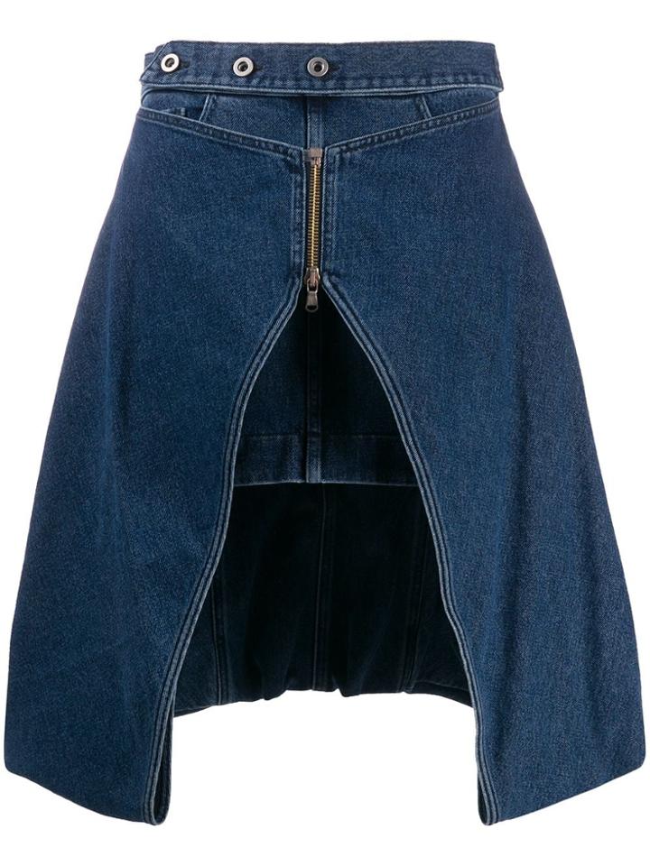 Diesel Red Tag Blasphemous Denim Skirt - Blue