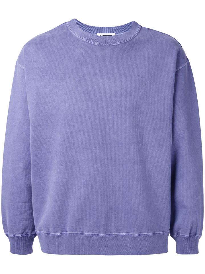 H Beauty & Youth - Crewneck Sweatshirt - Men - Cotton - M, Pink/purple, Cotton