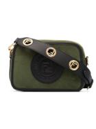 Fendi Fndi Cam Sue Logo Stamp Xbody - Green