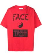 Facetasm Ying Yang T-shirt - Red