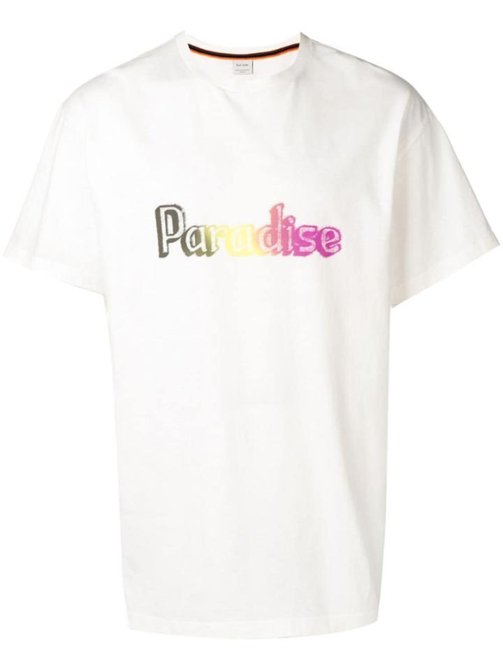 Paul Smith Paradise Print T-shirt - White