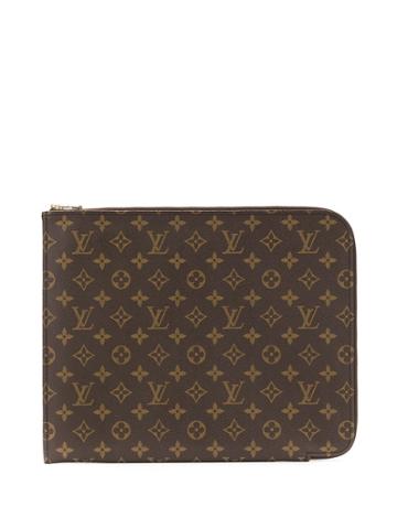 Louis Vuitton Pre-owned Poche Documents 33 Clutch - Brown