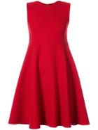 Oscar De La Renta Sleeveless Shift Dress - Red