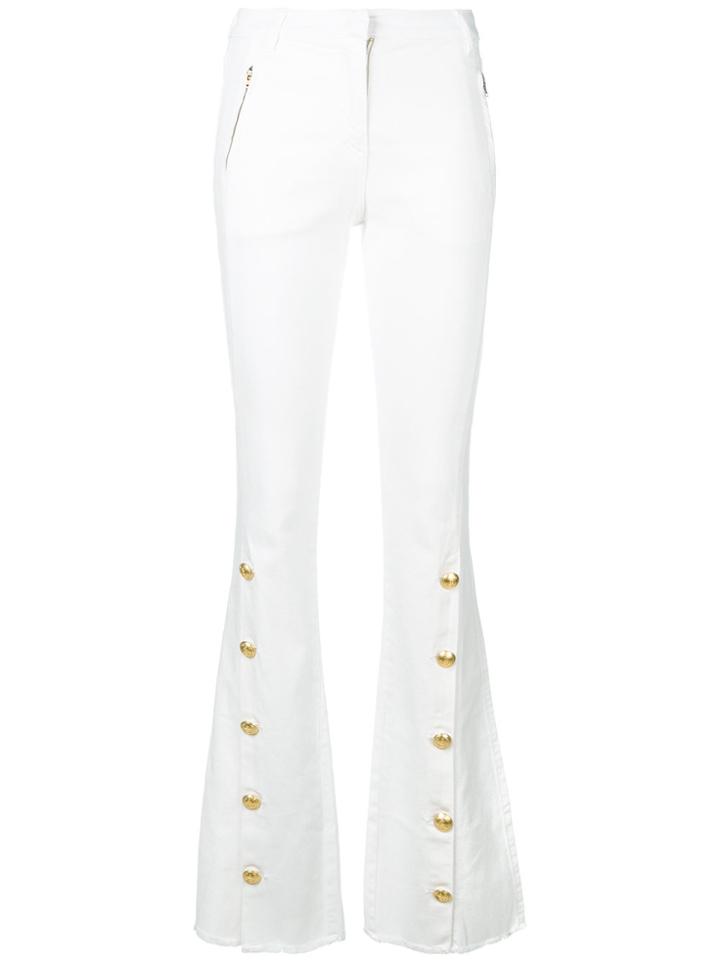 Pinko Alisso Flared Trousers - White