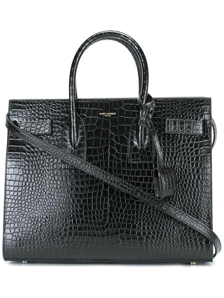 Saint Laurent - Small 'sac De Jour' Tote - Women - Calf Leather - One Size, Black, Calf Leather