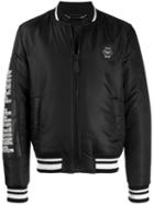 Philipp Plein Cowboy Bomber Jacket - Black