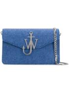 Jw Anderson Logo Shoulder Bag - Blue
