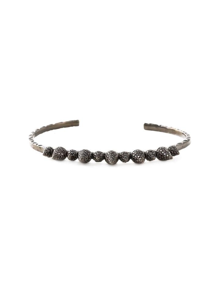 Joëlle Jewellery 'spike' Bangle, Women's, Metallic