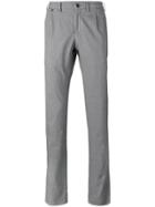 Incotex Fine Dog Tooth Trousers - Grey
