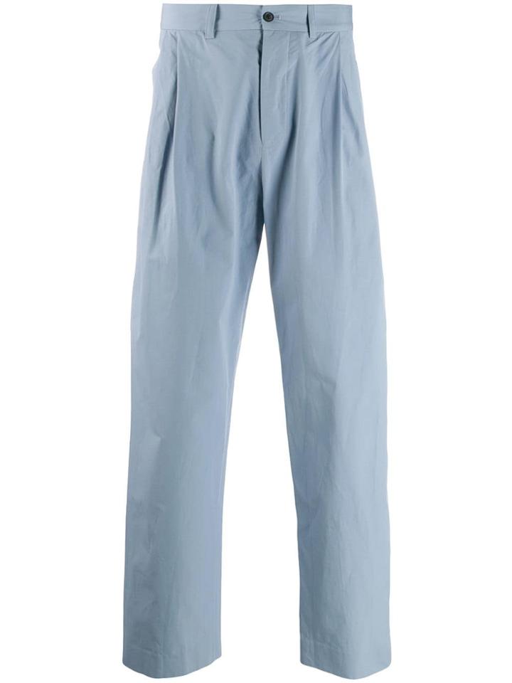 Stephan Schneider Loose Fit Chino Trousers - Blue