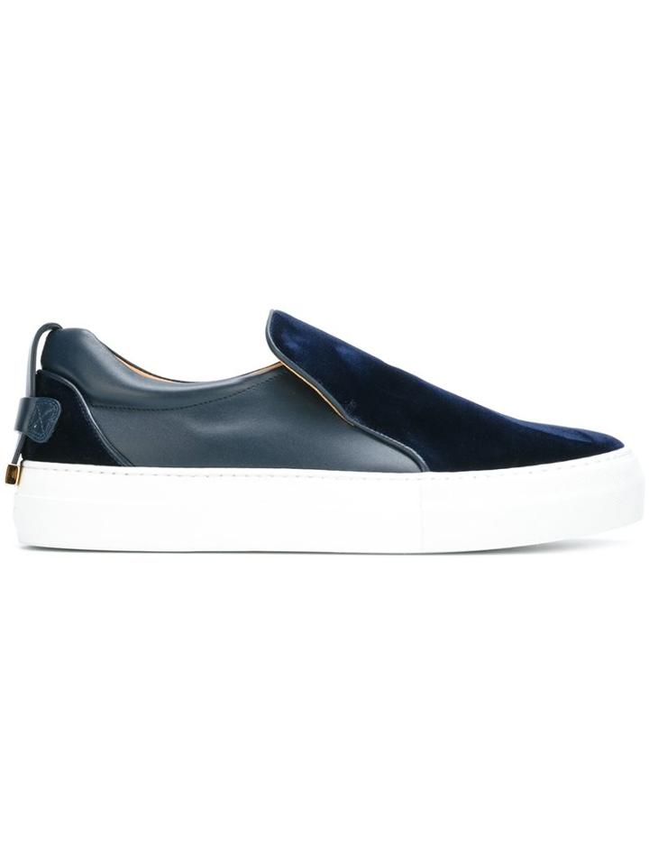 Buscemi Panelled Slip-on Sneakers