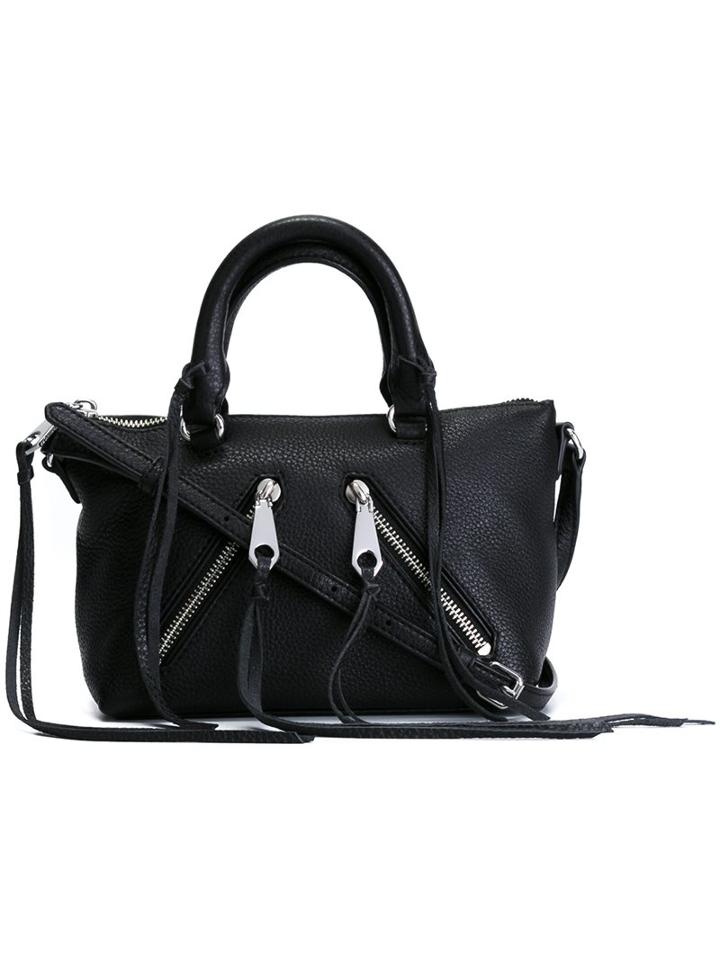 Rebecca Minkoff Micro 'moto' Tote, Women's, Black