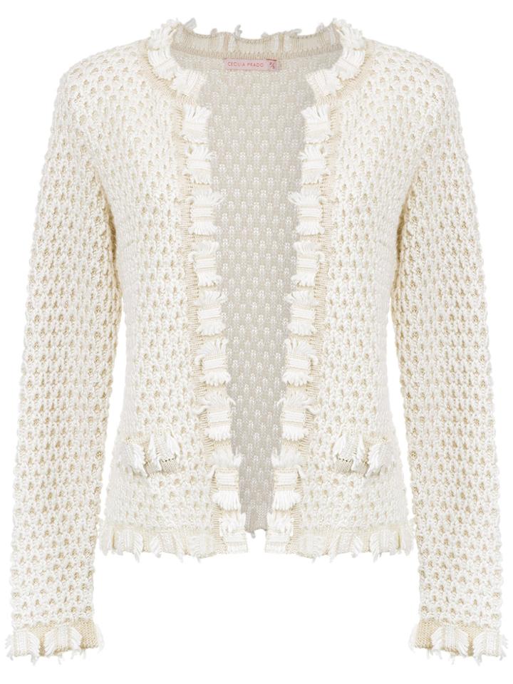 Cecilia Prado Nair Knit Cardigan - Nude & Neutrals