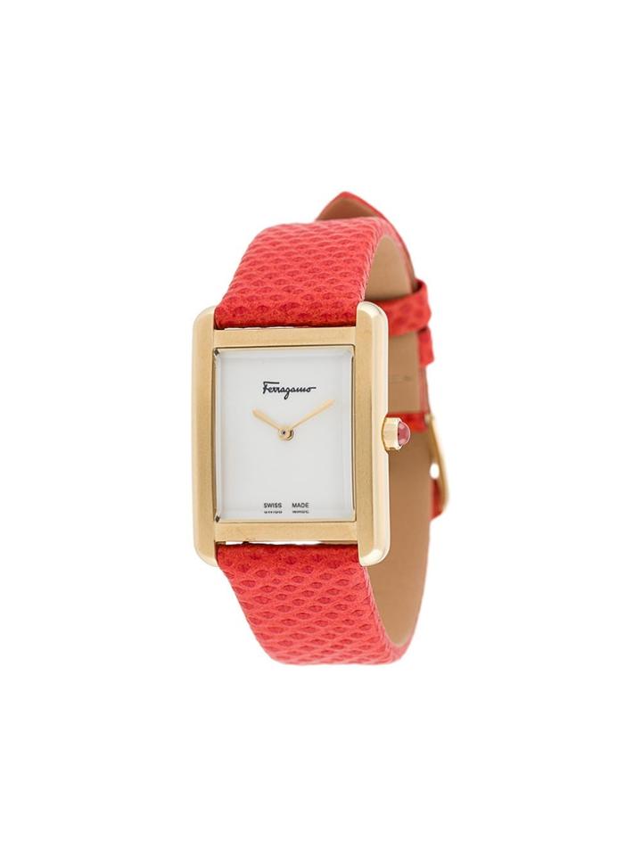 Salvatore Ferragamo Watches Tank Lady Watch - Red