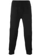 Neil Barrett Ribbed Sweatpants, Men's, Size: Large, Black, Cotton/lyocell/viscose/polyurethane
