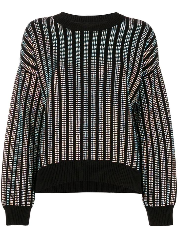 Rta Swarovsky Sweatshirt - Black