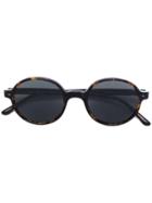 Giorgio Armani - Round Frame Sunglasses - Unisex - Acetate - 49, Brown, Acetate