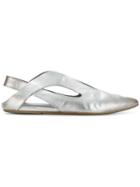 Marsèll Slingback Mules - Metallic
