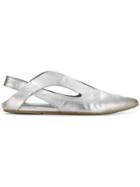 Marsèll Slingback Mules - Metallic