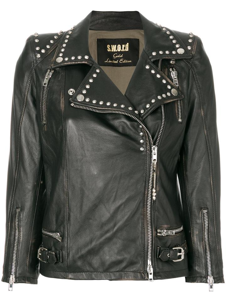 S.w.o.r.d 6.6.44 Orion Biker Jacket - Black