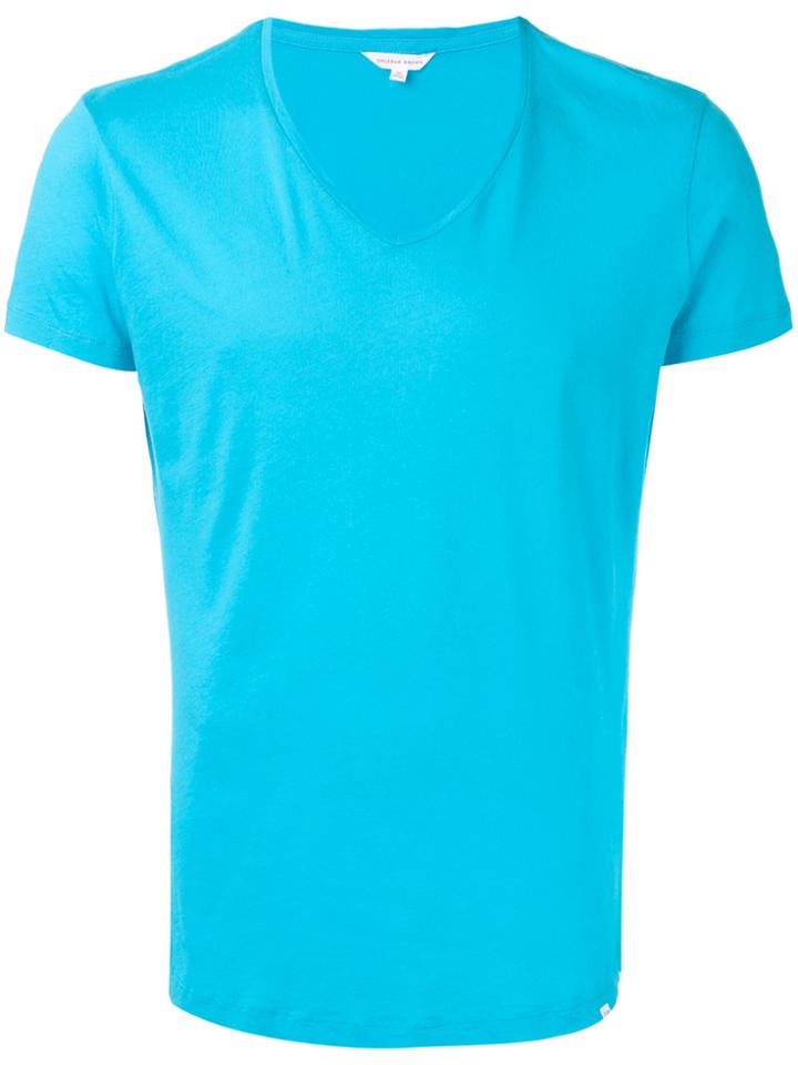 Orlebar Brown V-neck T-shirt - Blue