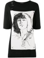 John Richmond - Sketch T-shirt - Women - Cotton - L, Black, Cotton