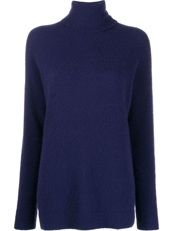 Odeeh Roll Neck Jumper - Blue