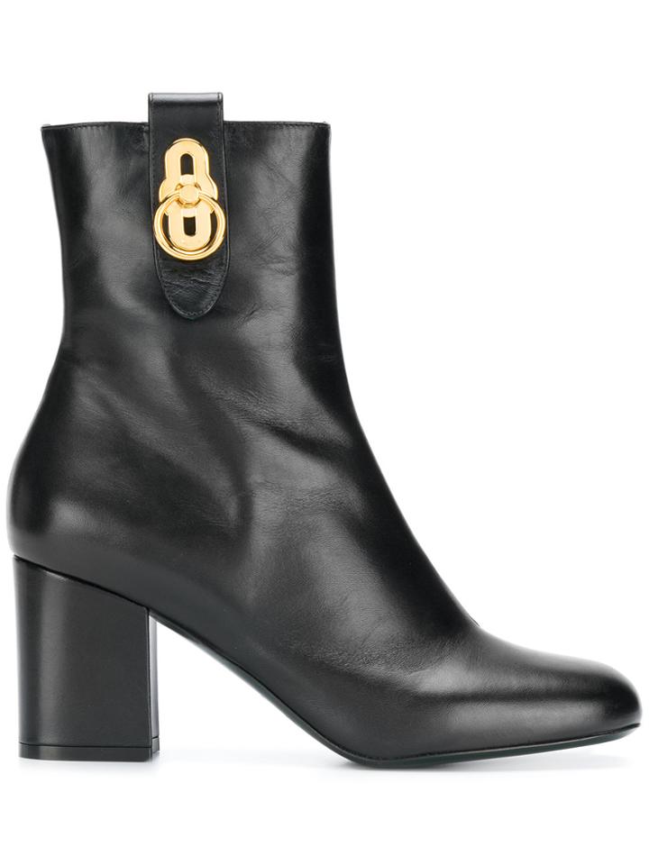 Mulberry Hardware Ankle Boots - Black