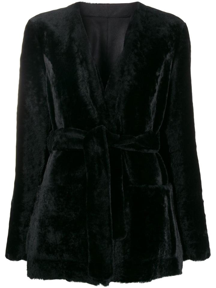 Drome Belted Jacket - Black