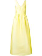 P.a.r.o.s.h. - Picabia Dress - Women - Silk/polyester - M, Yellow/orange, Silk/polyester