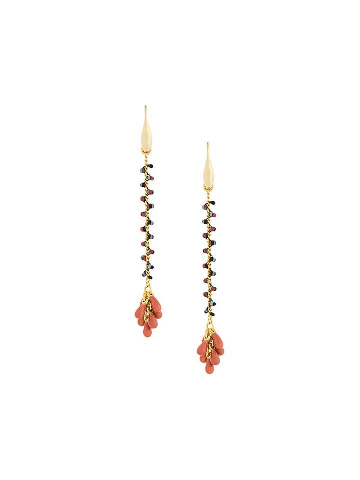 Isabel Marant Hanging Beaded Cluster Earrings, Women's