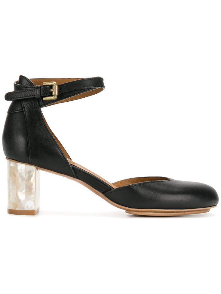 See By Chloé Block Heel Pumps - Black