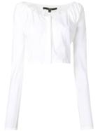 Gucci Vintage Concealed Fastening Blouse - White