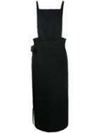 Joseph - Idaho Apron Dress - Women - Cotton/polyamide/viscose - 36, Women's, Black, Cotton/polyamide/viscose