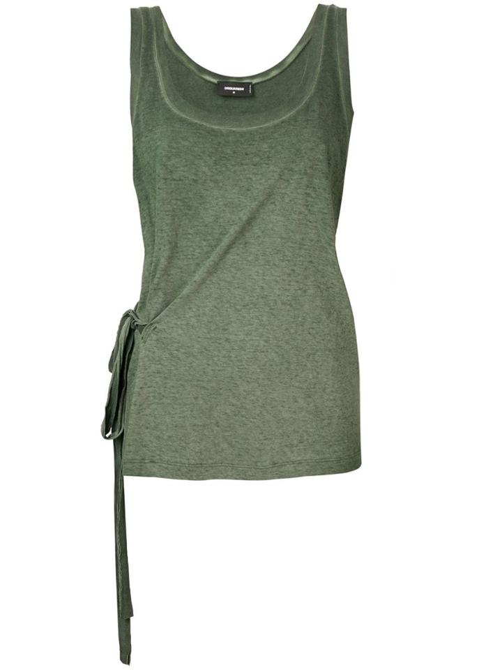 Dsquared2 Tie Tank Top - Green