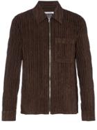 Our Legacy Zipped Corduroy Shirt Jacket - Brown