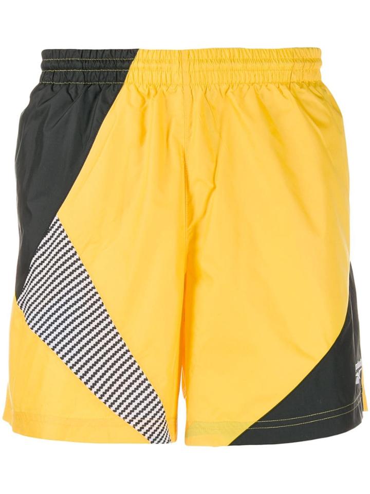 Reebok Printed Bermuda Shorts - Yellow