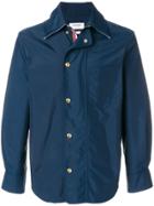 Thom Browne Nylon Tech Zip-up Overshirt - Blue