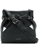 Karl Lagerfeld K/rocky Bow Shoulder Bag - Black