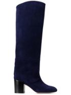 Stuart Weitzman Tubo Midnight Boots - Blue